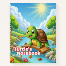 Cahier de Tortue – Cahier Scolaire pour Enfants Mi