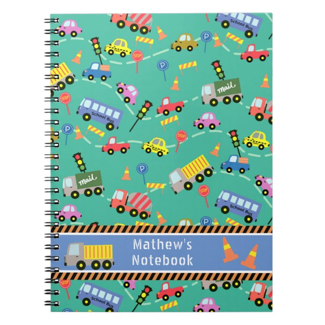 Cahier de transport sarcelle (Devant)