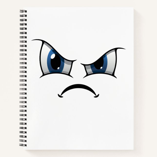 Cahier de visage irrité (Devant)