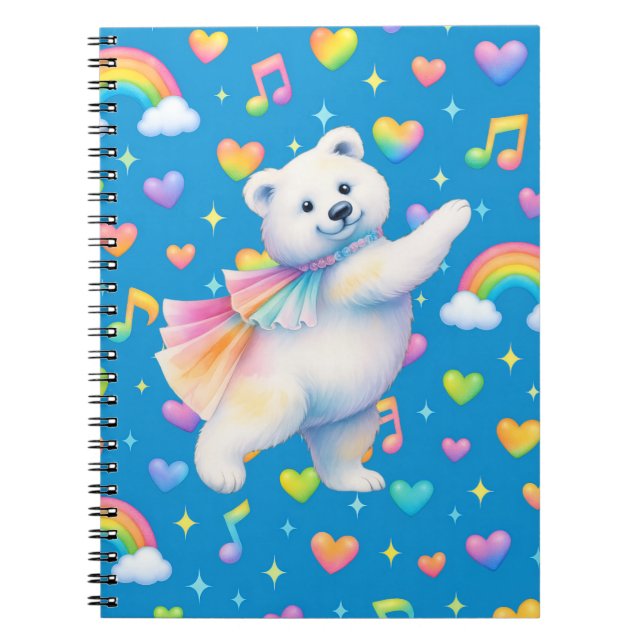 Cahier de Zarah Danse Ours Polaire (Devant)