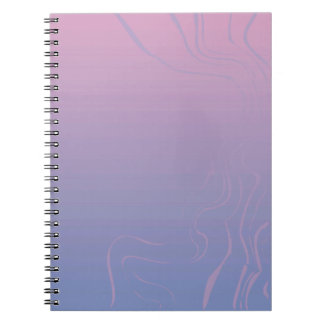 Cahier Dégradé Tourbillon Rose Violet