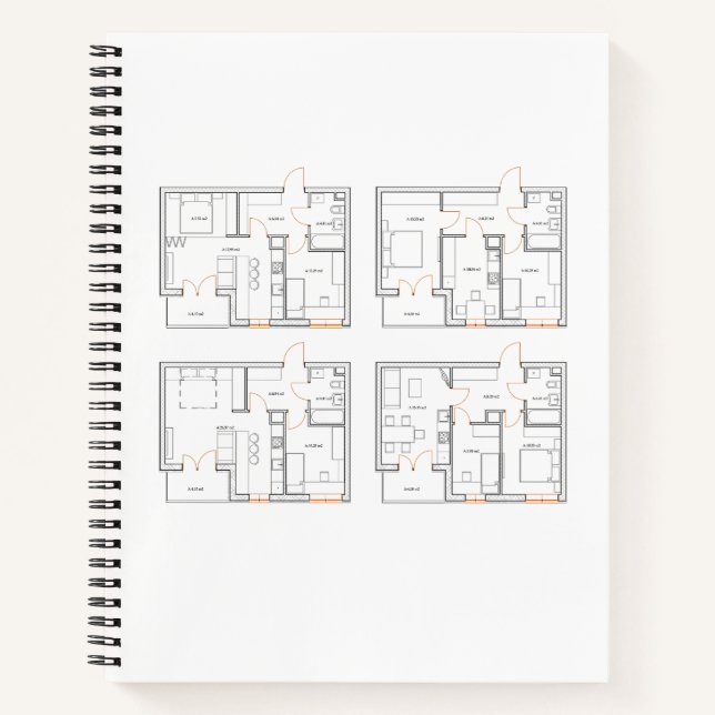 Cahier d'entreprise avec plan directeur (Devant)