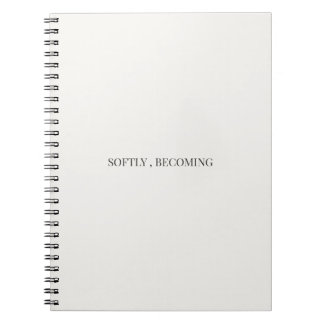 Cahier Devenir Douce – Citations Minimalistes Élég