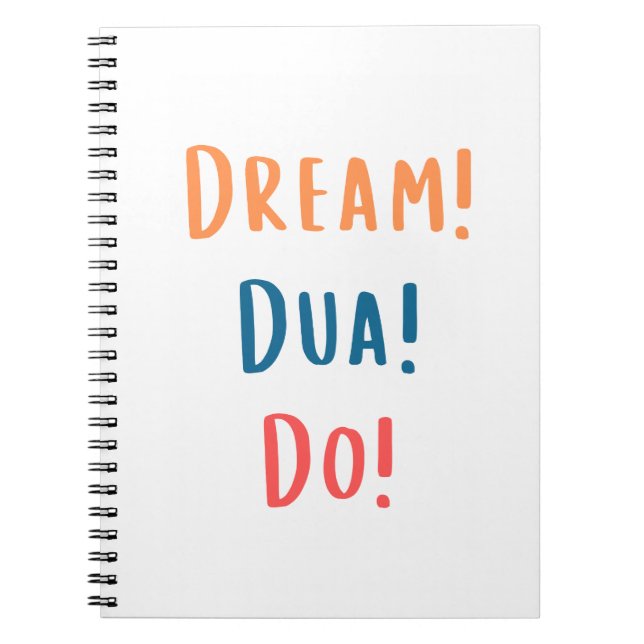 Cahier - Dream Dua Do (Devant)