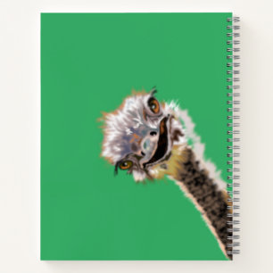 Cahier drôle d'autruche