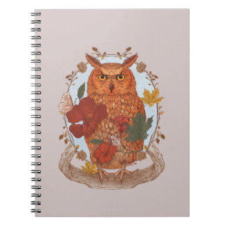 Cahier du hibou de la forêt