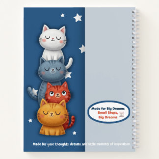 Cahier empilable Chat Mignon | Journal Spirale Est