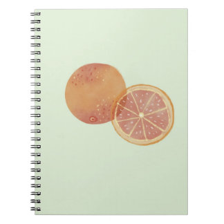 Cahier esthétique orange vert
