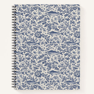 Cahier Floral aux Sardines Côtières Italiennes