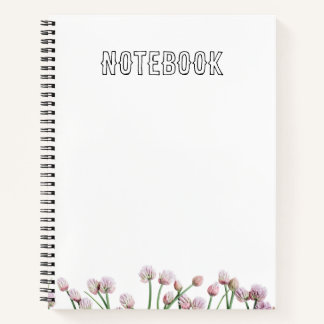 Cahier floral élégant et beau