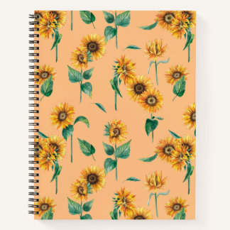 Cahier floral élégant et beau