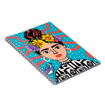 Cahier Floral Inspiré de Frida - Folklore Mexicain