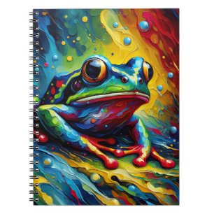 Cahier Grenouille Color Splash