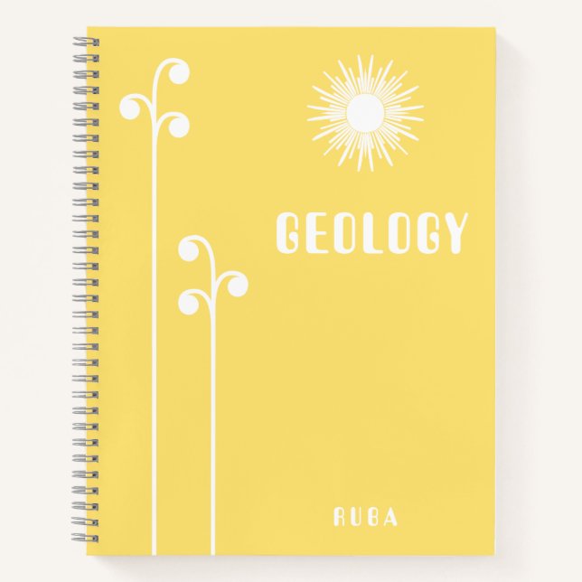 Cahier jaune mignon (Devant)