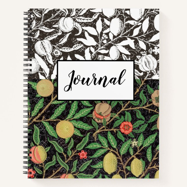 Cahier Journal de Conception William Morris (Devant)