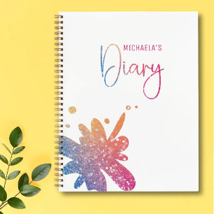 Cahier Journal Fille Paillettes Mignonnes