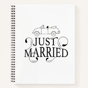 Cahier Journal Simple Noir & Blanc 