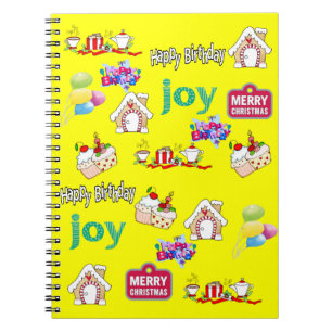 Cahier Joyeux Noël Bon Anniversaire