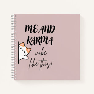 Cahier karma chats journaux
