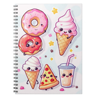 Cahier Kawaii Food Party – Adorable & Amusant
