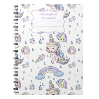 Cahier Licorne Magique pour Filles
