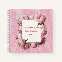Cahier Livre d'Or Floral – Décor de Fleurs Élégant