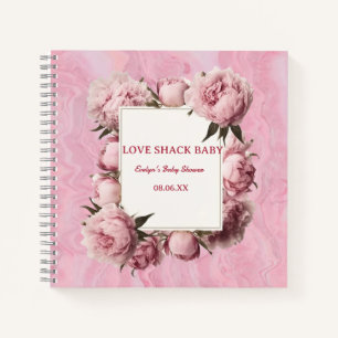 Cahier Livre d'Or Floral – Décor de Fleurs Élégant