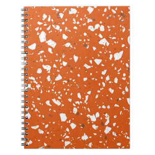 Cahier Marbré Orange Brûlé