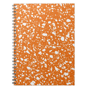 Cahier Marbré Orange Mandarine