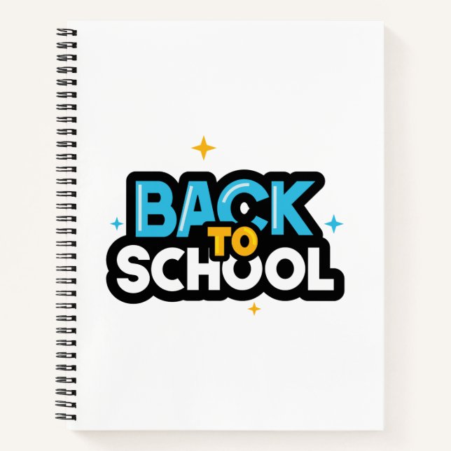 Cahier moderne | retour à l'école (Devant)