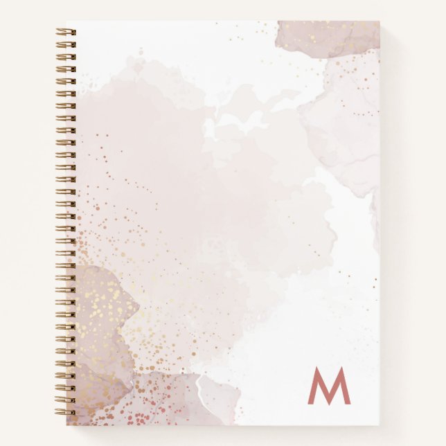 Cahier Monogramme Moderne (Devant)