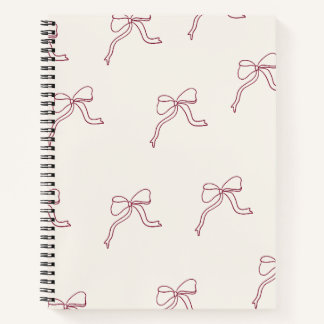 Cahier - Nœud Rose 🎀 Journal