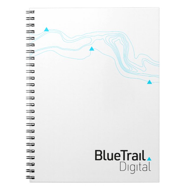 Cahier numérique à spirale Blue Trail (Devant)