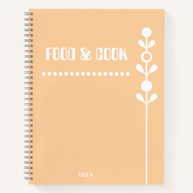 Cahier orange bébé (Devant)