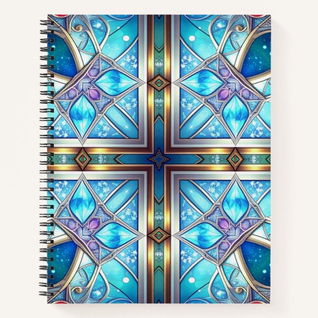 Cahier Orné Bleu (Devant)