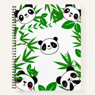 Cahier Panda Mignon pour Enfants