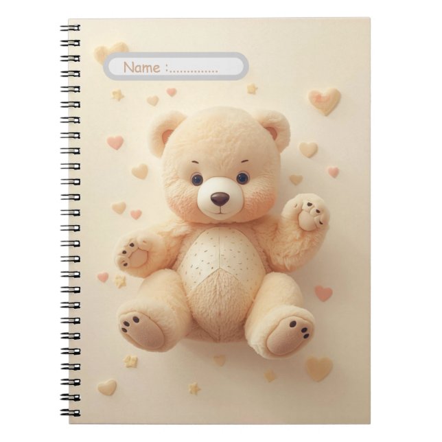 Cahier Pastel Ours Mignon (Devant)