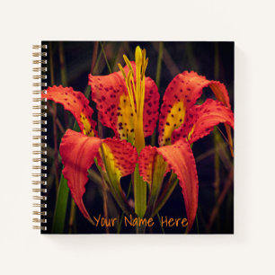 Cahier personnalisé à spirale Pine Lily