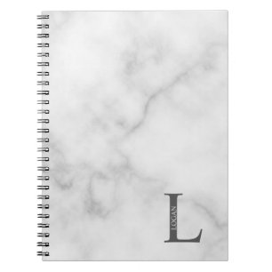 Cahier personnalisé avec monogramme et nom
