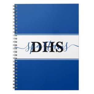 Cahier personnalisé bloc de couleur de l'école