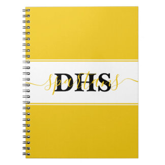 Cahier personnalisé bloc de couleur de l'école