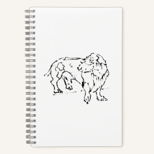 Cahier Personnalisé Chien Saucisse Teckel Mignon