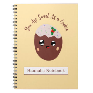 Cahier Personnalisé Cookie Mignon