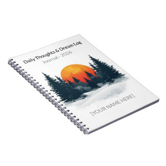 Cahier personnalisé de peinture à l'aquarelle de l