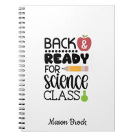 Cahier personnalisé drôle pour l'école