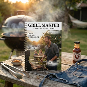 Cahier personnalisé Maître Grill pour la fête des