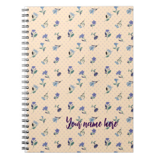 Cahier personnalisé Peachify Pastel Blooms