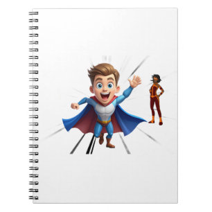 Cahier personnalisé pour l'équipe de super-héros é