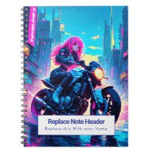 Cahier personnalisé sur le thème de l'anime