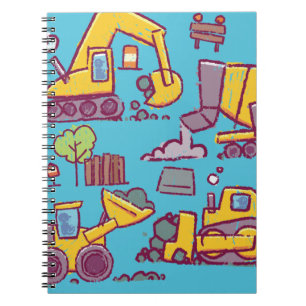 Cahier photo en spirale à thème de construction po